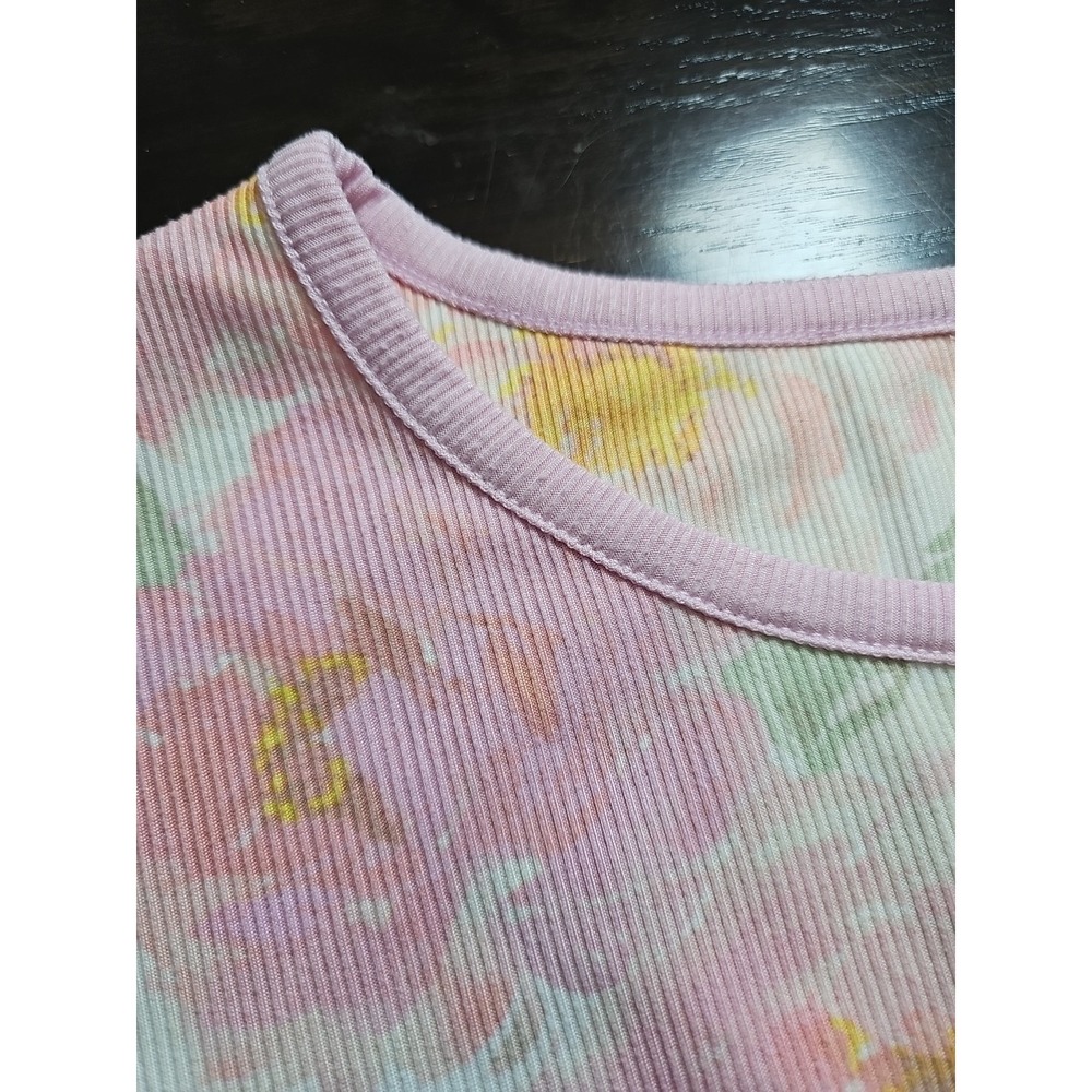 Flora‎ Nikrooz Women's Soft Stretch Short Sleeve Sleep Dress Pink Floral  Size L - Picture 4 of 12